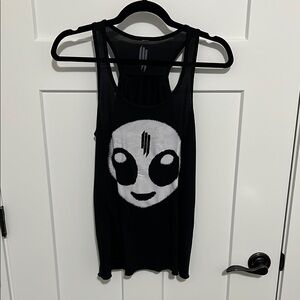 Skrillex logo tank top, size L